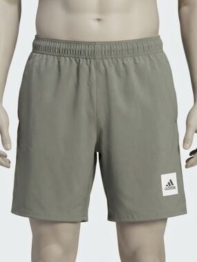 ADIDAS Olive Green Swim Trunks Men’s Small